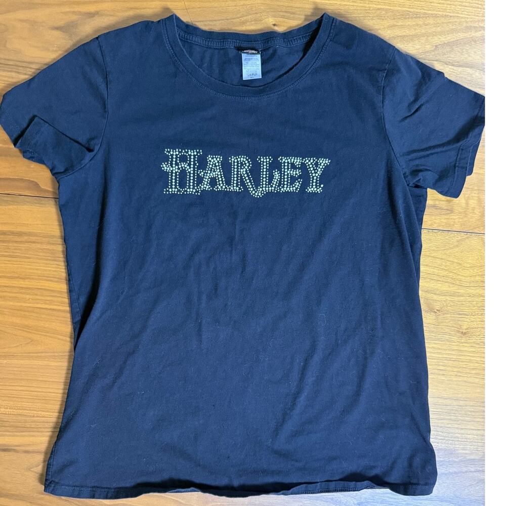 Harley Davidson Legendary Rhinestone T-Shirt Women's W1 1X Destin Florida